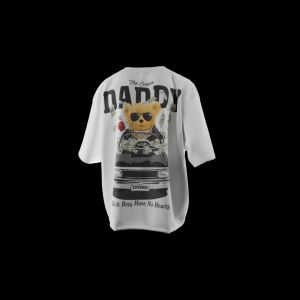Kaos Tshirt Distro Pria Oversize Baju Putih Polos Oblong Cowok Pendek Sugar Daddy EUVERSE