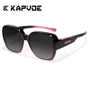 Kapvoe(kapvoe) | Kapvoe Fitover Sunglasses Oversized Square Polarized for Myopic Glasses Men Glasses Driving Shades Fishing Bicycle Goggles