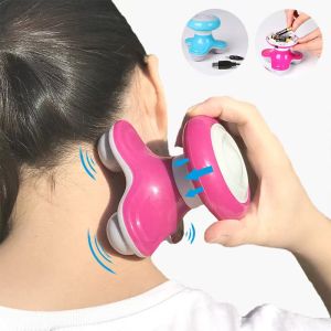 Mini Triangle Massage Device Water Wave Electric Vibration Whole Body Home Use Neck Head Care Personal Health Care Equipment