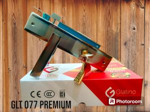 Kunci Pintu Besar Glatino 077 PREMIUM / Kunci Pintu 25 cm Fullset / Kunci Glatino Besar Model Kotak