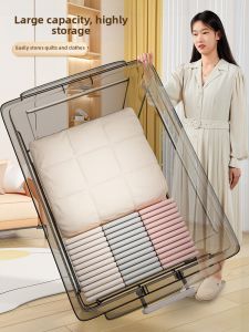 XUNHUAI | Large Transparent Plastic Storage Box for Clothing and Quilts