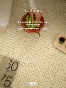 Mossy | Thảm Lót Sàn Kiểu Hiện Đại - Cổ Điển Chống Bẩn Len Dệt Màu