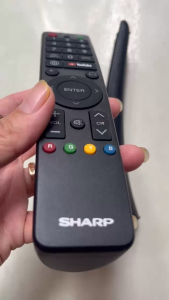 Combo 2 cái đIỀU khiển tivi Sharp cong tặng bin sử dụng (không có giọng nói)