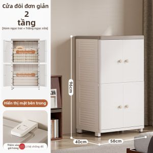 YEYA | Tủ Đựng Quần Áo Trẻ Em Treo Tường Đa Cấp
