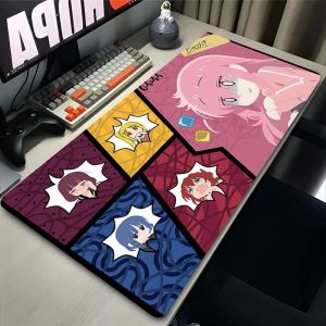 Mouse Pad Laptop Kawaii Anime Girl HD Print Mousepad Computer Bocchi The Rock Gamer Keyboard Pad PC Gaming Cute Desk Mouse Mat