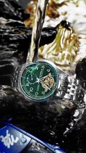 BONEST GATTI | BONEST GATTI BG5808 Automatic Watches Fashion Mechanical Wristwatch Luminous Hands Skeleton Flywheel Dial Watches For Men