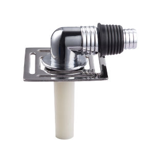 Square Drain Pipe Connector Cover Bathroom Waterproof Odor-Proof Two-In-One Cover for Washing Machine down Pipe And Drainage