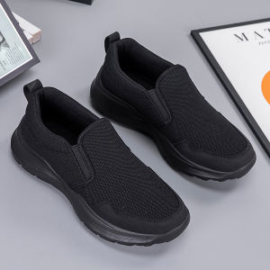 Beijing Mens Cloth Shoes 2025 New Style Spring Summer Autumn Easy Wear Walking Casual Shoes Elderly Leisure Footwear