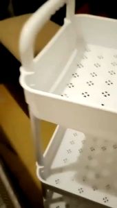 HANA TROLLEY 3 LAYER Starlight Rak Roda Dapur Rak Susun Troli Serbaguna Rak Kamar Tidur Dapur Troli LEMARISERBAGUNA168