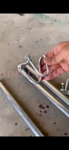 20/25/32/42mm Double U-Type Cross Open End Pipe Buckle Galvanized Pipe Clips Pipe Clamp
