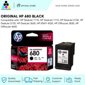 HP 680 Black Original Ink Advantage Cartridge