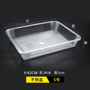 Xuyên Thấu Tấm Nhựa Hình Chữ Nhật Cho Quán Nướng Món Ăn Lạnh Lựa Chọn Màn Hình Tủ Lạnh Tấm Phong Cách Trung Hoa Đĩa Dẹt