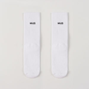Non-Lost Socks Letter Splash Ink Middle-Long Stockings Art Stylish Ins Style Street Men and Women Tie-Dyed Cotton Socks