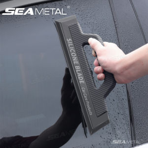 SEAMETAL Car wash squeegee with handle Car Cleaning Tools Scratch-Resistant Soft Silicone Car Wash Squeegee