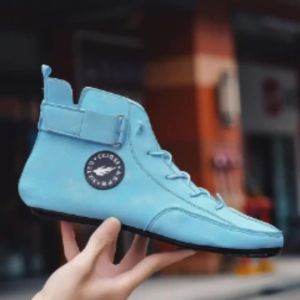 YRZL Nam Cao Cấp Giày Da Nhân Tạo Nhẹ Chống Trơn Trượt Đế Mềm Thoải Mái Thời Trang Đi Bộ Cho Nữ