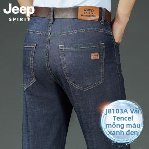 JEEP SPIRIT | Quần Jeans Nam Thoáng Mát Phẳng Phiu Cho Mùa Hè