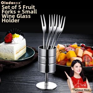Olodo | Creative Home Fruit Fork Stainless Steel 1 Set