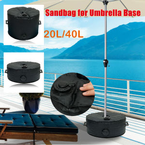 20/40L Sandbag for Umbrella Base Canopy Weight Bag Parasol Umbrella Base Anti Spill Umbrella Water Bag for Outdoor Sunshade Tent