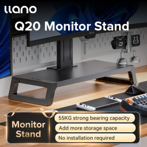 Llano Q20 Monitor Stand Universal Screen Increased Computer Monitor Riser Compatible Computer Desktop Lap