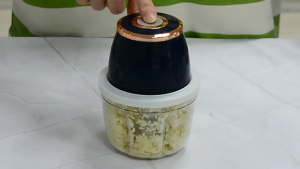 MEEVIDA Electric Food Chopper / USB Garlic Chopper / Kitchen Blender Mixer / Vegetable Meat Chilli Grinder Machine