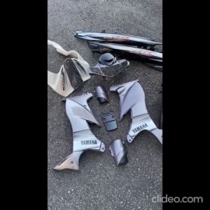 COVERSET ORIGINAL HLY HONG LEONG YAMAHA 125Z 125ZR SILVER ROBOT STICKER SIAP TAMPAL PERCUMA EMBLEM