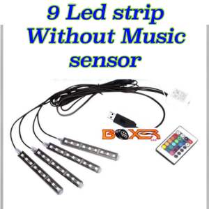legroom rgb wireless remote control changeable led strip light. Music sensor