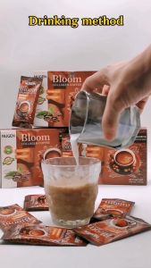 NUGEN Bloom Collagen Coffee slimming Coffee weight loss Coffee collagen beauty drink Kolagen Kopi penurunan berat badan Kopi penurunan berat badan Minuman kopi