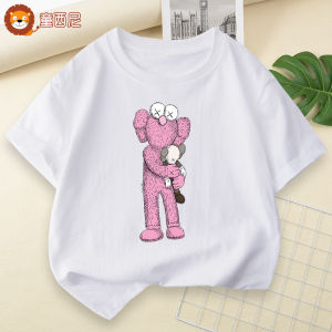 Áo Thun Trẻ Em Tay Ngắn Cotton Pha Trộn Màu Hồng Thời Trang Mùa Hè Phong Cách Nhật Bản Cho Bé Gái Áo Thun Trẻ Em Cotton Pha Trộn
