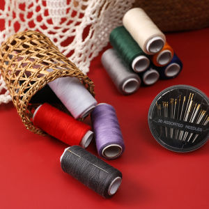 Heavy Duty Hand Sewing Thread Gray