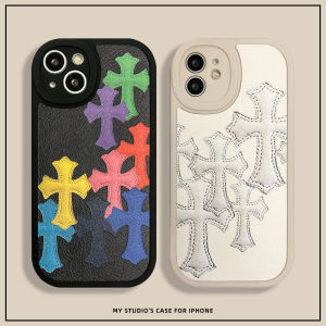 เคสโทรศัพท์มือถือแบบหนังสุดหรูสำหรับ iPhone 16 pro Max ที่เข้ากันได้กับแบรนด์ Kroc Heart Apple 17 pro Max สำหรับ Samsung A55 แบบนุ่ม 14 สำหรับผู้ชายและผู้หญิง 15 pro 14 plus Honor 70 Cross