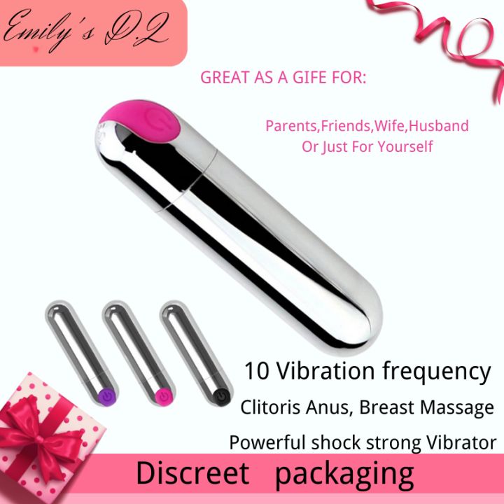 10 speed mini bullet dildo vibrator massager usb charging female adult sex  toys for female toys | Lazada PH