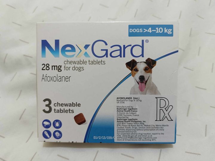 NexGard 28mg chewable tablets for dogs (4-10kg) | Lazada PH