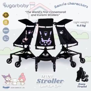 Aksesori Kereta Dorong Bayi: Sanrio Collection & Sugar Baby Mini Stroller
