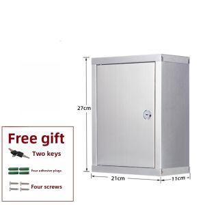 Outdoor Wall-Mounted Stainless Steel Mailbox Opinion Box Complaints Suggestions Box with Lock Letter Box Business Storage
