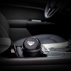 Mini Ice Cream Themed Car Trash Can Rui Qi Eq7 QQ Little Ant Vehicle Storage Box round Body PP ABS Material Household Essential
