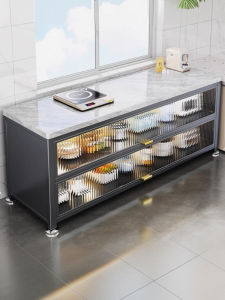 JUMEISHI | Kitchen Storage Cabinet for Cutting and Microwave