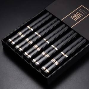 5 Pairs Chinese Japanese Chopsticks Sushi Sticks Korean Chopsticks Reusable Alloy Chop Sticks Kitchen Tableware Tool Accessories