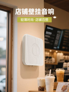 Ultra-Thin Wall-Mounted Bluetooth Speaker High-Quality Surround Sound Wireless Shop Use Restaurant Business Store Front Face