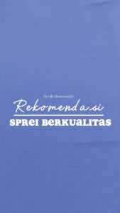 Sprei Polos Emboss Ukuran 180X200 160X200 120X200 - Sprei Homemade Polos Murah