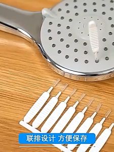 ISI 10 SIKAT PEMBERSIH LUBANG SHOWER BRUSH MINI SERBAGUNA Pembersih Headphone Hp Multifungsi