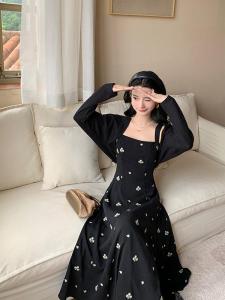 Loose Thin Batwing Sleeve Knitted Sweater Shawl Womens Spring Autumn Outerwear Open Cardigan Retro Style Polyester Fiber