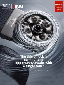 SEPTWOLVES | Rotatable Automatic Buckle Business Belt