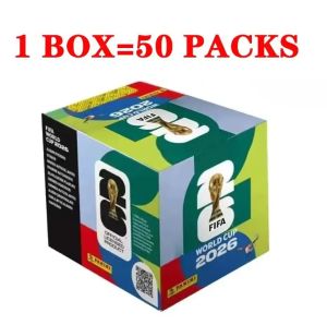 Panini | 50 Packs Genuine Panini Official FIFA World Cup Soccer Card Sticker Pack&Limited Edition Collection Soccer Memorabilia Set