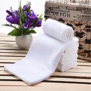 21 Chiếc Khăn Bông Trắng 25X25Cm Mềm Mại Cao Cấp Chất Lượng Khách Sạn Khăn Lau Tay Mặt Không Dệt Dệt Vải Có Khả Năng Thấm Hút Cao