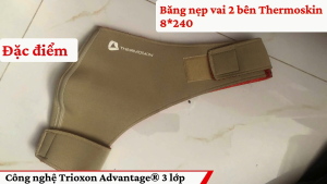 Băng nẹp vai 2 bên Thermoskin 8*240 – Hỗ trợ ổn định và phục hồi khớp vai hiệu quả