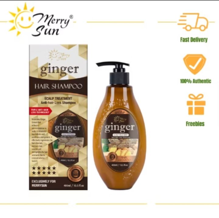 Merry Sun Ginger Shampoo,Conditioner,Or Hair Tonic ANTI HAIR LOSS