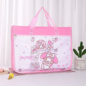 Large Capacity A3 Creative Cute Meilidi Art Board Bag Handheld 8K Study Material Bag Kuroko Business Document Bag