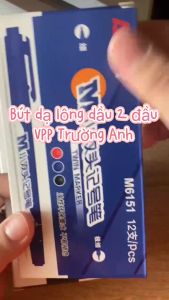 Bút lông dầu bút dạ kính viết đĩa CD hai đầu đánh dấu không xóa được AODEMEI đủ màu -VPP Trường Anh