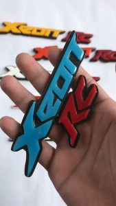EMBLEM MOTOR XEON RC VARIASI TIMBUL 3 DIMENSI BAHAN RESIN