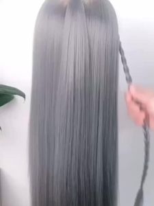 Mannequin Head Model With Long Synthetic Hair Manikin Head Styling Hairdresser Training Head Doll Head for Braiding Practice